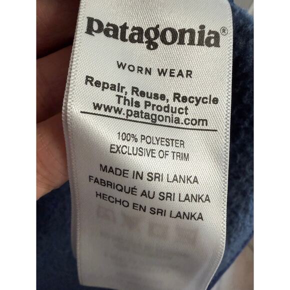 Patagonia Men's Better Sweater Fleece Jacket Blue Sz S - Picture 10 of 11